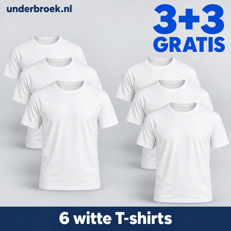 UNDERBROEK™ T-Shirts 3+3 gratis